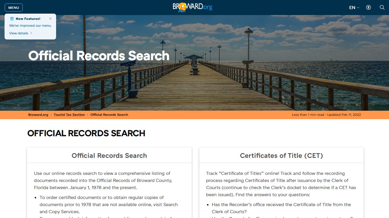 Records Official Records Search - Broward County, Florida